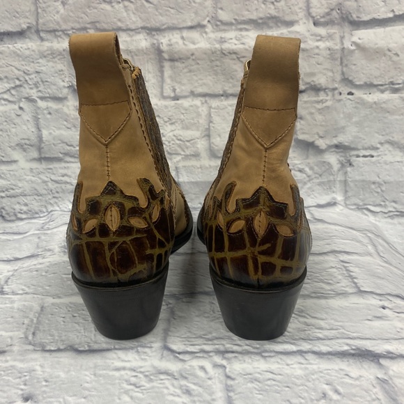 Donato Marrone Cowboy Ankle Boots Men’s Size 8D - Picture 7 of 14